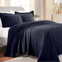 Superior Jacquard Matelasse Fleur-de-lis Bedspread Set