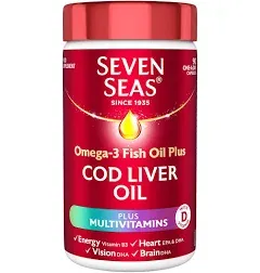 Seven Seas Cod Liver Oil and Multi Vitamins 90 Capsules