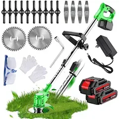 Weed Wacker,Cordless Weed Wacker Eater Battery Powered,Electric Weed Trimmer