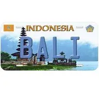 Bali Tag01 Novelty Car Auto License Plate