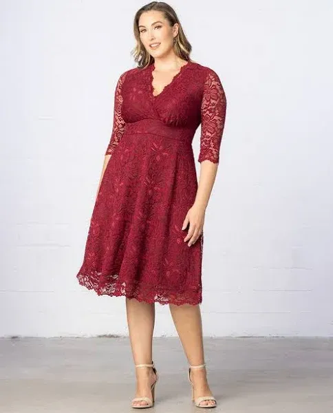 Kiyonna Dresses Kiyonna Mademoiselle Lace Cocktail Dress