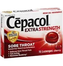 Cepacol Extra Strength Sore Throat Lozenges