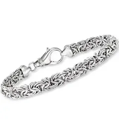 Sterling Silver Byzantine Bracelet