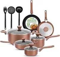 NutriChefKitchen Stylish Kitchen Cookware Set