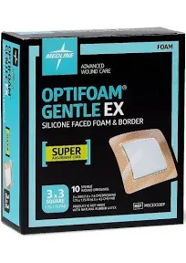 Medline Optifoam Gentle EX Bordered Foam Dressing