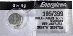 10 395 / 399 Energizer Watch Batteries SR927SW SR927W