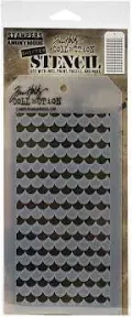 Stampers Anonymous Tim Holtz Shifter Scallop Layered Stencil