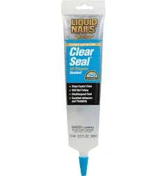 Liquid Nails Low Strength Rubber Clear Sealant 5.5 oz