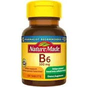 Nature Made Vitamin B6 100 mg Tablets