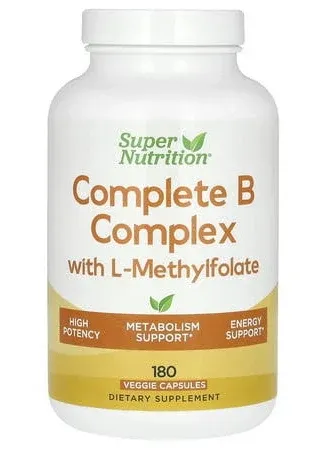 Super Nutrition Complete B Complex with L-Methylfolate