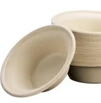 Compostable 11 Oz Paper Bowls Microwave Safe &amp; Biodegradable by Avant Grub