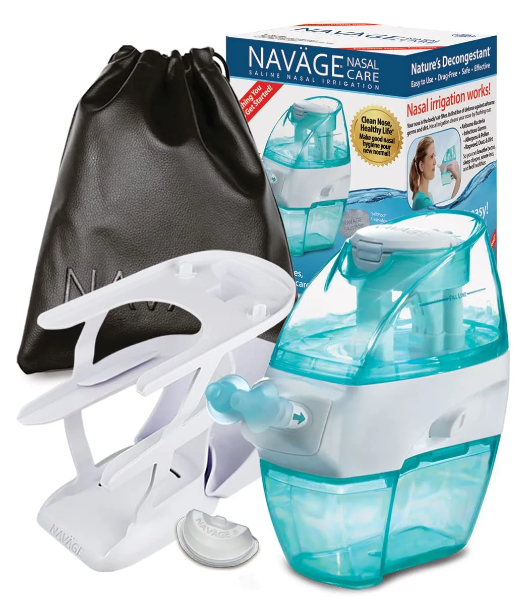 Navage Saline Nasal Care Irrigation Kit Multi-User Bonus pack