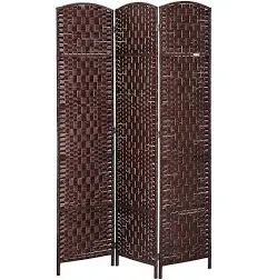 HOMCOM Panel Room Divider Privacy Screen