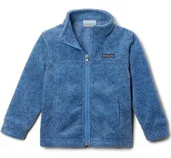 Columbia Boy’s Zing III outdoor print fleece jacket with zippered pockets L 