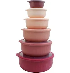 Prep Bowls Wide Mixing Bowls Nesting Plastic Meal Prep Bowl Set With Lids New