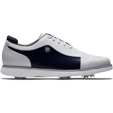 FootJoy Women&#039;s FJ Traditions Cap Toe Golf Shoes sz 6 in White / Black (97912)