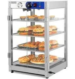 ROVSUN 4-Tier Food Warmer Pizza Warmer Countertop