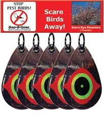 Bird-B-Gone MMSED-5 Scared-Eye Diverters, 5 pk