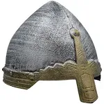 Nicky Bigs Novelties Child Medieval Knight Crusader Spangenhelm Costume Helmet