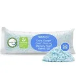 Coop Home Goods Extra Oomph Cool+ Pillow Fill, Gel-Infused, Plus Shaped Memory Foam Filling for More Airflow, 1/2 Pound Filler for Eden Cool+ Pillows, GREENGUARD Gold & CertiPUR-US Certified