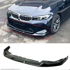 FITS 2023+ BMW G20 LCI 330i M340i MP STYLE GLOSS BLACK FRONT BUMPER LIP SPLITTER