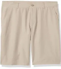 Nautica Boys&#039; Big Boys&#039; Uniform Performance Short, Khaki, 18 Regular