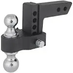 Trailer Valet Blackout Series 10K Drop Hitch 2" 2-5/16" 0-4" Drop