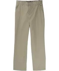 French Toast Boys' Relaxed-Fit Twill Adjustable-Waist Pants