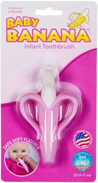 Baby Banana Infant Teething Toothbrush