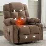 Massage Rocker Recliner Chair Rocking Chairs for Adults Oversized with