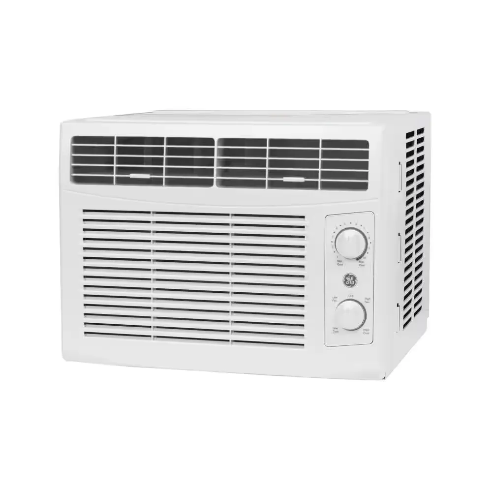 GE 5,000 BTU 115V Window Air Conditioner Cools 150 Sq. ft. in White