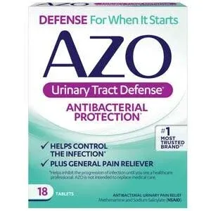 AZO Urinary Tract Defense Antibacterial Protection Tablets