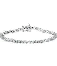 Pori Jewelers Women's Sparkling Tennis Bracelet