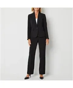 Le Suit Petite One-Button Pantsuit