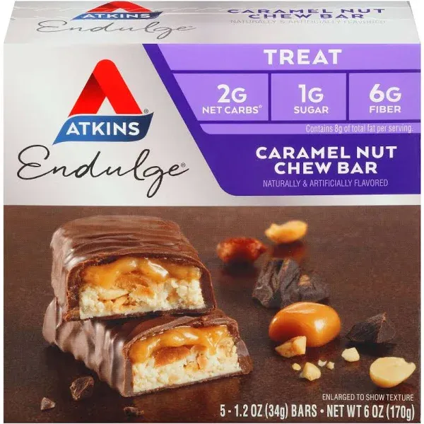 Atkins Endulge Bar Caramel Nut Chew