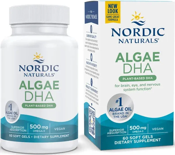 Nordic Naturals Algae DHA Softgels