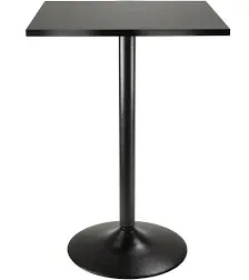 Winsome Obsidian Square Counter-Height Pub Table