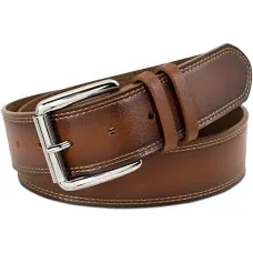 STACY ADAMS Men's Dylan 40mm Burnished Leather Belt