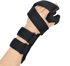 Soft Functional Resting Hand Splint Stroke Hand Brace Contractures NEW..