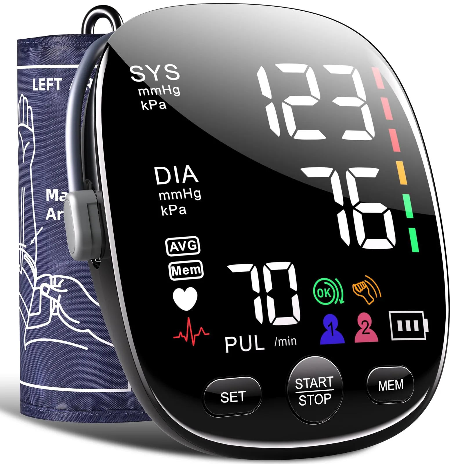 Blood Pressure Monitor for Home Use: Blood Pressure Machine Automatic BP Mach...