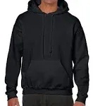 Gildan Men's Fleece Hooded Sweatshirt Black Small