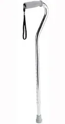 Medline Aluminum Fashion Cane with Offset Handle, Bronze