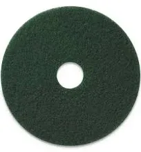 Global Industrial 17" Scrubbing Pad, Green, 5 per Case