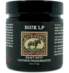 Leather Conditioner Scratch Repair Bick LP 4oz - Heavy Duty LP Leather Preser...