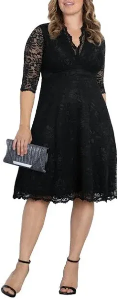 NWT KIYONNA Mademoiselle Black Lace Dress