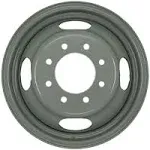 Velospinner New Single 16" 16x6 Super Duty Dually Wheel for Chevy 30 Van Express 3500 Pickup GMC Savana 3500 1988-2002 Grey Silver OEM Design Replacement Rim