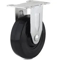 Richelieu F27280 Tru Guard 4 Inch Rubber Wheel Rigid Caster