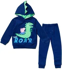 Peppa Pig George Fleece Pullover Hoodie and Jogger Pants Outfit Set