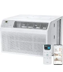 10,000BTU Smart Window Air Conditioner Dehumidificati<wbr/>on Remote/App Control