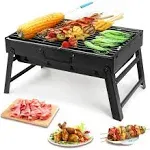 Barbecue Grill, Charcoal Grill Folding Portable Lightweight Barbecue Grill Tools